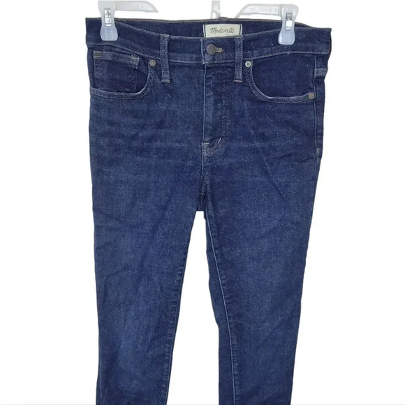Madewell 9"‎ Mid-Rise Skinny Jeans Larkspur Wash Size 28 - Picture 3 of 9